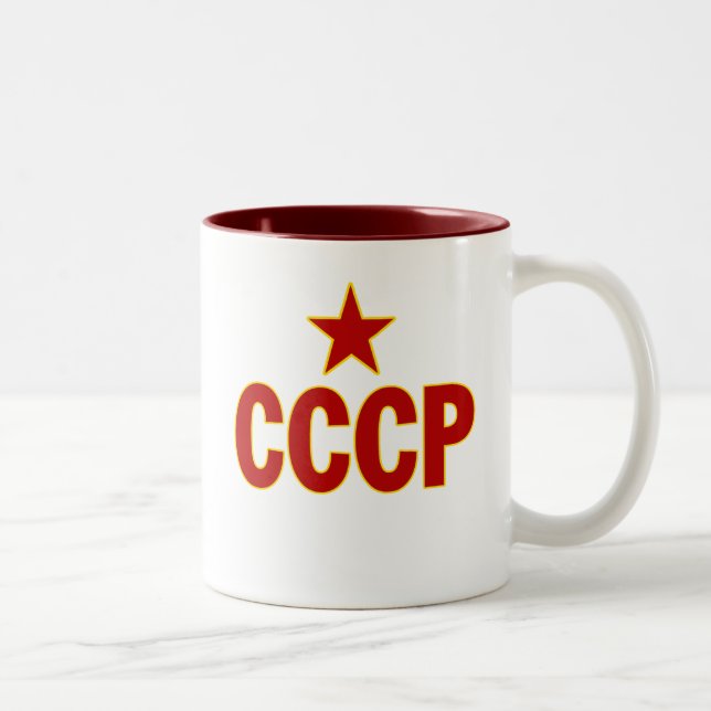 TASSE 2 COULEURS CCCP (Droit)