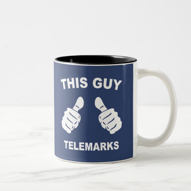Tasse 2 Couleurs Ce Guy Telemmarks (Droit)