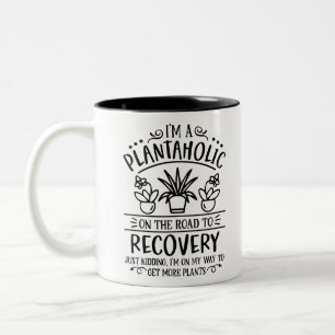 Tasse 2 Couleurs Ce jardinage citation Plantaholic