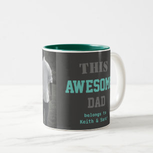 Tasse 2 Couleurs Ce merveilleux papa oncle grand-père appartient 