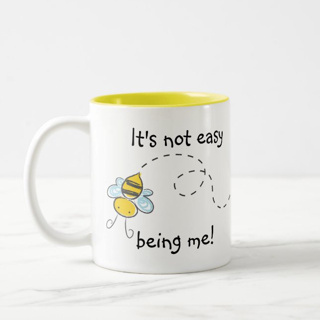 Tasse 2 Couleurs Ce n'est pas facile d'être moi ! (Gauche)