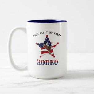 Tasse 2 Couleurs Ce n'est pas mon premier RODEO