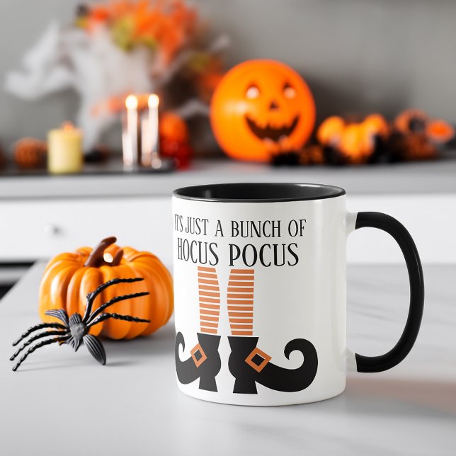 Tasse 2 Couleurs Ce N'est Qu'un Tas De Hocus Pocus (It's Just A Bunch Of Hocus Pocus Two-Tone Coffee Mug)