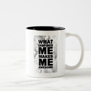 Tasse 2 Couleurs Ce qui m'inspire me rend impressionnant