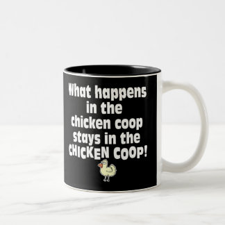 Tasse 2 Couleurs Ce qui se produit dans la cage de poulet