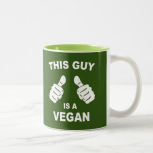 Tasse 2 Couleurs Ce type est vegan
