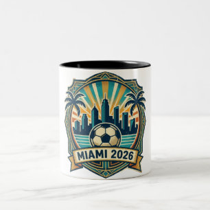Tasse 2 Couleurs Célébrez Miami en tant qu'hôte fier de la Coupe du