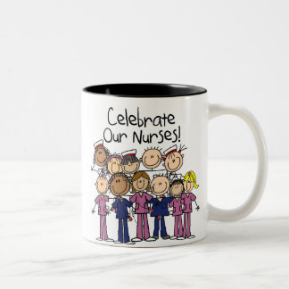 Tasse 2 Couleurs Célébrez nos infirmières
