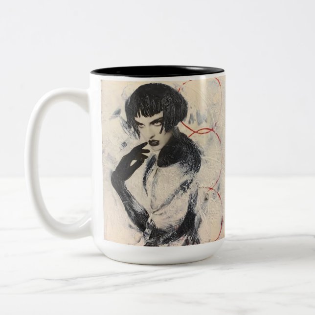 Tasse 2 Couleurs Celle Qui Est... (Gauche)