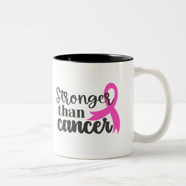 Tasse 2 Couleurs Céramique Café Mug-Breast Cancer (Droit)