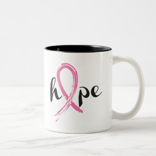 Tasse 2 Couleurs Céramique Café Mug-Breast Cancer