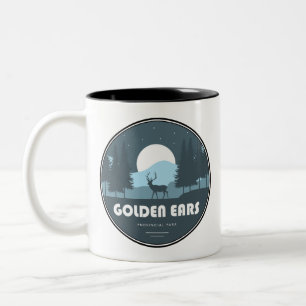 Tasse 2 Couleurs Cerfs du parc provincial Golden Ears