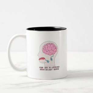 Tasse 2 Couleurs Cerveau débranché