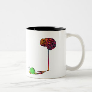 Tasse 2 Couleurs cerveau d'escargot