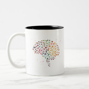 Tasse 2 Couleurs cerveau humain