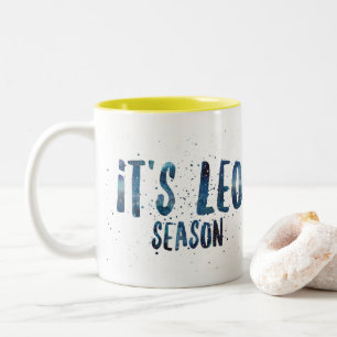 Tasse 2 Couleurs C'est aquarelle d'anniversaire de zodiaque de