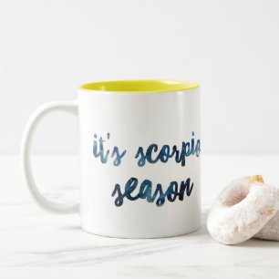 Tasse 2 Couleurs C'est aquarelle d'anniversaire de zodiaque de