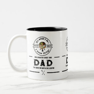 Tasse 2 Couleurs C'est ce que je fais Je fume de la viande Photo dr