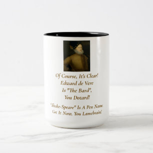 Tasse 2 Couleurs C'est clair ! C'est Edward de Vere !Mug