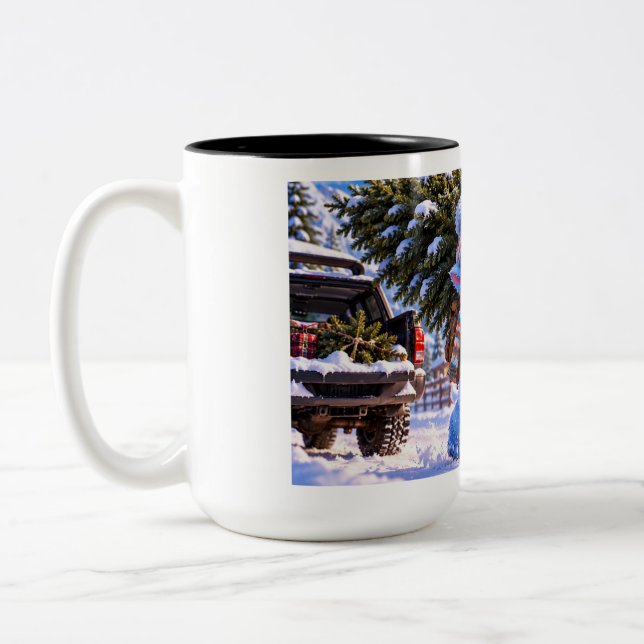 Tasse 2 Couleurs C'est de plus en plus Noël !  (Gauche)