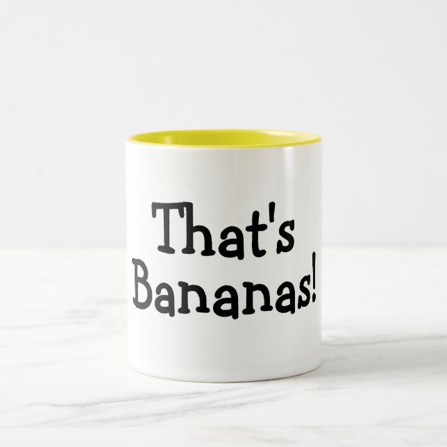 Tasse 2 Couleurs C'est des bananes (Centre)