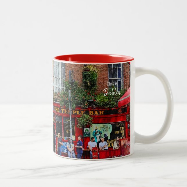 Tasse 2 Couleurs C'est Dublin-Irlande (Droit)