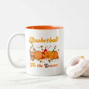 Tasse 2 Couleurs C'est la saison Basket-ball Automne Café Citrouill