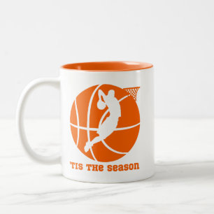 Tasse 2 Couleurs C'Est La Saison Basketball Slam Dunk