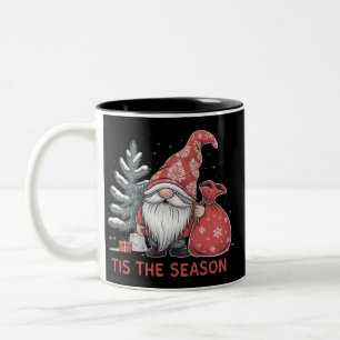 Tasse 2 Couleurs C'est la saison Gnome Noël Vacances Hiver