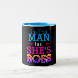 Tasse 2 Couleurs C'est moi, mais c'est la BOSS