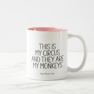 Tasse 2 Couleurs C'Est Mon Humour De Mère Drôle Qui Dit :
