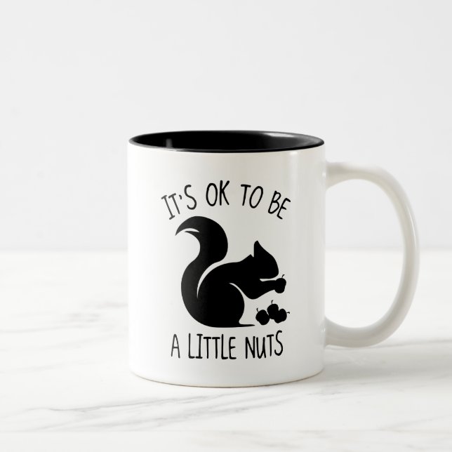 Tasse 2 Couleurs C'est OK d'être un peu fou (Droit)