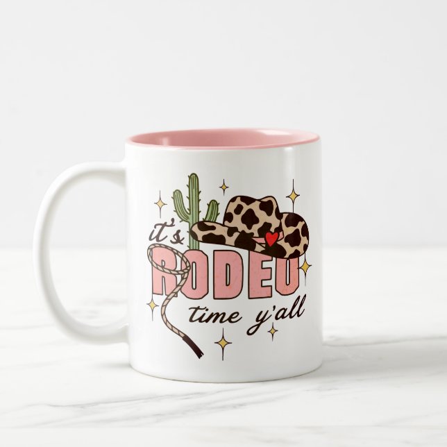 Tasse 2 Couleurs C'est Rodeo Time Y'all (Gauche)