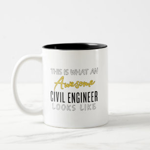 Tasse 2 Couleurs C'est un ingénieur civil génial