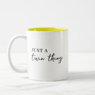 Tasse 2 Couleurs C'est une chose de jumeaux Conception de jumelage 