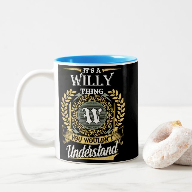 Tasse 2 Couleurs C'est une chose folle qu'on ne pouvait pas compren (Avec donut)