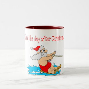 Tasse 2 Couleurs C'Était Le Jour Après Noël