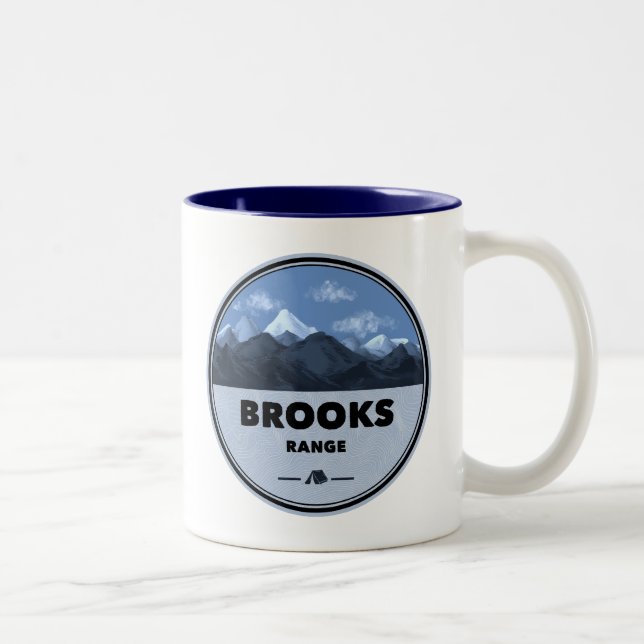 Tasse 2 Couleurs Chaîne Brooks Alaska Camping (Droit)