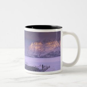 Tasse 2 Couleurs Chaîne Teton depuis Snake River Overlook, Grand