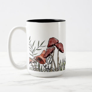 Tasse 2 Couleurs Champ champignon