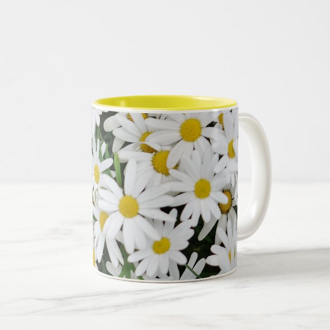 Tasse 2 Couleurs Champ de marguerites (Devant droit)