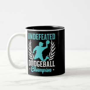 Tasse 2 Couleurs Champion de Dodgeball non vaincu Duck Dip Dive Dod