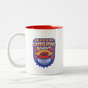 Tasse 2 Couleurs Champions de la ligue de curling