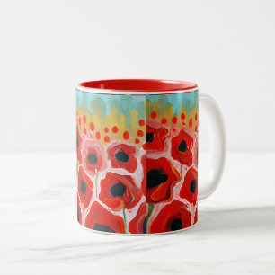 Tasse 2 Couleurs Champs de pavot