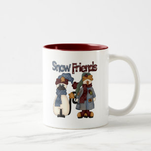 Tasse 2 Couleurs Chandails et cadeaux d'amis de la neige