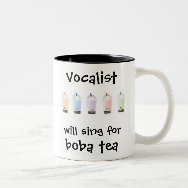 Tasse 2 Couleurs Chantera pour le thé de Boba (Droit)