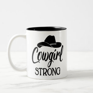 Tasse 2 Couleurs Chapeau de cowgirl impertinente attitude cowboy da