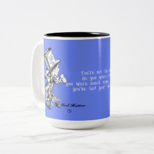 Tasse 2 Couleurs Chapelier Fou Alice au Pays des Merveilles Muchier
