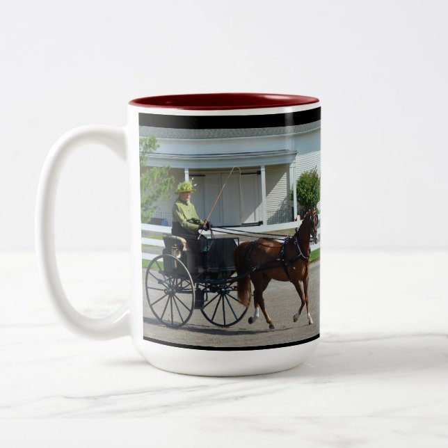 Tasse 2 Couleurs Chariot de colline de noix conduisant le concours (Gauche)
