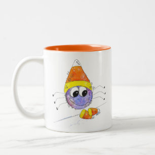 Tasse 2 Couleurs Charme blanc bonbon araignée de maïs